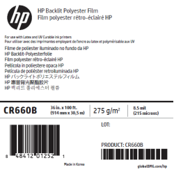 Film Rétro-Eclairé HP - 0,914 x 30,50 m - 285g