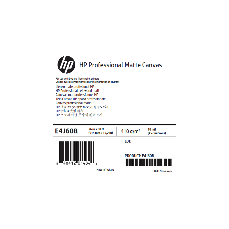Canvas Mat HP - 0,914 x 15,20 m - 390g