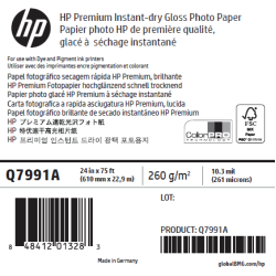 Papier Photo Glacé HP - 0,610 x 22,90 m -260g