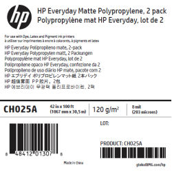 Polypropylène Mat HP - 1,067 x 30,50 m - 120g
