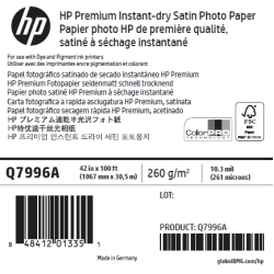 Papier Photo Satin HP - 1,067 x 30,50 m - 260g