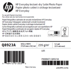 Papier Photo Satin HP - 1,524 x 30,50 m - 235g