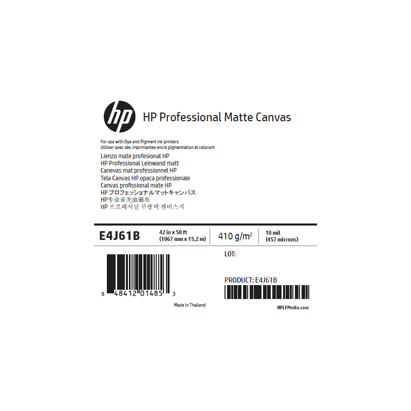 Canvas Mat HP - 1,067 x 15,20 m - 390g