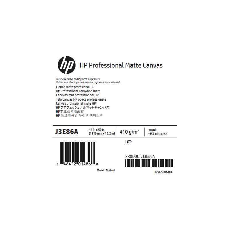 Canvas Mat HP - 1,118 x 15,20 m - 390g