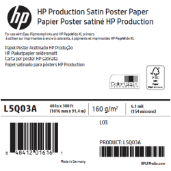 Papier Poster Satin HP - 1,016 x 91,4 m - 160g