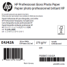 Papier Photo Brillant HP - 0,914 x 30,50 m - 275g