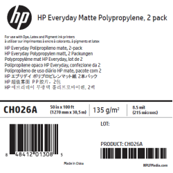 Polypropylène Mat HP - 1,270 x 30,50 m - 120g